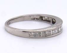 Incredible White Gold Princess Cut Diamond Wedding Set