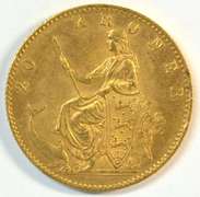 Superb Gem BU 1873 Denmark 20 Kroner Gold Piece