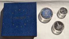 4 1976 3 Piece Bicentennial Silver Proof Sets