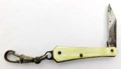 Vintage Mini Key Chain Single Blade Knife