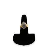 Classic 14k Gold Diamond Cluster Ring