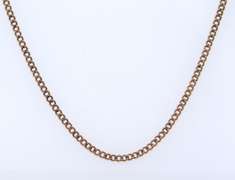Vintage Yellow Gold Curb Link Chain