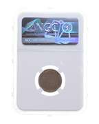 AU55 BN Mint Error 1911-S Lincoln Wheat Cent - OBV Struck Thru - NGC