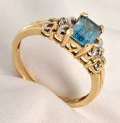 Classic Blue Topaz Ring