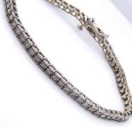 Sparkling White Gold 2ctw Diamond Tennis Bracelet