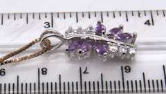 Sterling Silver Gemstone Pendant on Chain