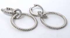 Sterling Silver Cubic Zirconia Dangle Earrings