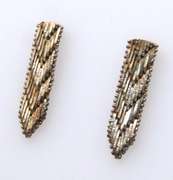 Vintage Sterling Silver Braided Earrings