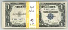 Great lot of 50 Series of 1935 $1 Silver Certificate notes