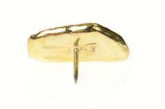 9K Yellow Gold Ornate Natural Opal Ornate Lapel Pin/Brooch