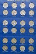 2 Sets Of Complete Jefferson Nickels 1938-1964