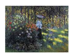 Claude Monet Woman with a Parasol in the Garden of Argenteuil