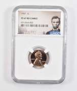 PF67 RD CAM 1957 Lincoln Wheat Cent - Graded NGC