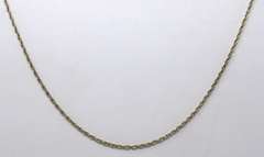 Vintage Sterling Silver Rope Chain Necklace