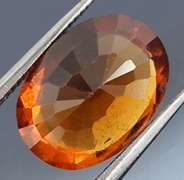 Fiery top red orange 2.89ct Hessonite Garnet