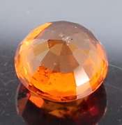 Amazing red orange color in this 2.66ct Garnet