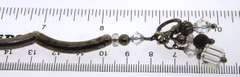 Sterling Silver Bracelet with Crystal Charm