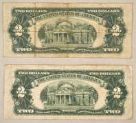 2 1928 G $ 2 Star Red Seal US Notes