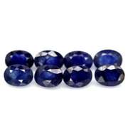 9.62ct cobalt blue Sapphire set from Madagascar