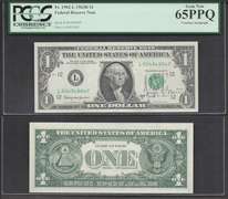 $1 1963-B FRN Autograph Joseph E. Barr.  PCGS Gem New 65PPQ