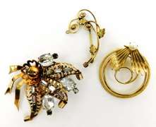 Collection of 8 Vintage Gold Filled Pins