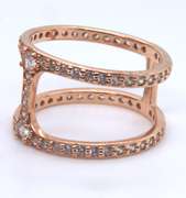 Sterling Silver Cubic Zirconia Ring