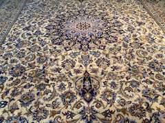 VINTAGE PERSIAN KASHAN RUG 9X13