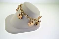 Vintage Agatha Paris Chain Charm Bracelet