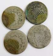 4 U.S. Shield Nickels