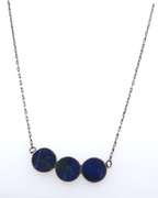 Vintage Sterling Silver Lapis Necklace
