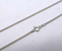 Italian Popcorn Sterling Silver Necklace