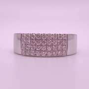 Gent's 14kt Gold & Diamond Band Ring