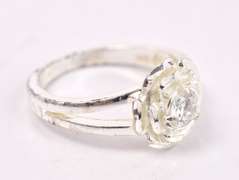 Rose Ring in Sterlin Silver