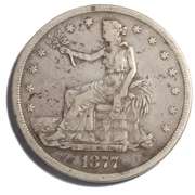 Raw 1877 S Trade Dollar