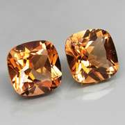 Regal 7.46ct Imperial Topaz Pair