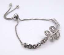Sterling Silver Cubic Zirconia Bracelet