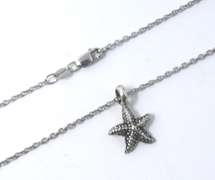 Sterling Silver Starfish Pendant on Chain