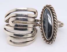 Group Lot of 4 Sterling Silver Rings