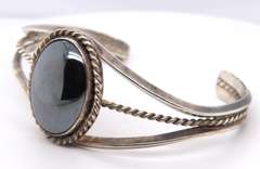Vintage Sterling Silver Cuff Bangle