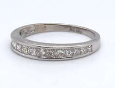 Incredible White Gold Princess Cut Diamond Wedding Set