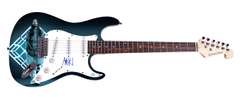 Steve Aoki Autographed Signed Graphics Photo Guitar ACOA