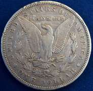 1892-S Morgan Silver Dollar Circulated.