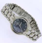 Ebel Beluga Mini Blue Mother of Pearl Diamond Dial Quartz Watch