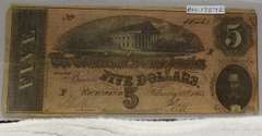 Confederate: 1864 $5 Richmond, circ, signed & numbered