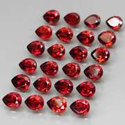 Incredible 9.68ct open color matched Garnet set