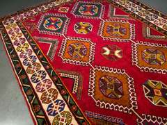 STUNNING PERSIAN SHIRAZ RUG 5.2x7.9