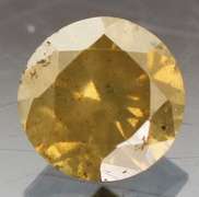 Eye catching 0.41ct golden orange Diamond solitaire