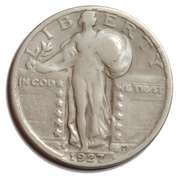 Full Date 1927 S Standing Liberty Quarter