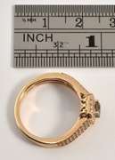 Contemporary chocolate Diamond Ring