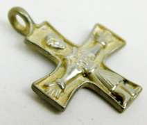 Vintage Kopi Denmark Sterling Cross Pendant